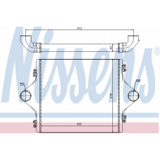 96977 NISSENS Интеркулер