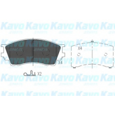 KBP-4529 KAVO PARTS Комплект тормозных колодок, дисковый тормоз
