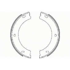 18492737522 S.b.s. Комплект тормозных колодок, стояночная тормозная с