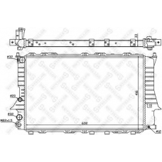 10-25018-SX STELLOX Радиатор, охлаждение двигателя