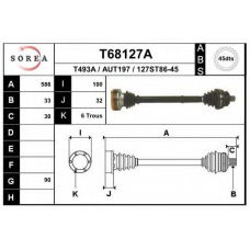 T68127A EAI Приводной вал