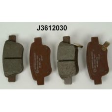 J3612030 NIPPARTS Комплект тормозных колодок, дисковый тормоз