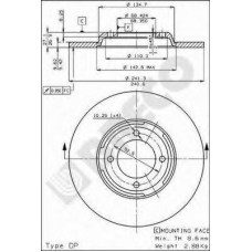 BS 7006 BRECO Тормозной диск