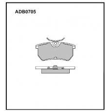 ADB0705 Allied Nippon Тормозные колодки