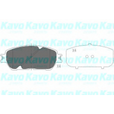 KBP-9090 KAVO PARTS Комплект тормозных колодок, дисковый тормоз