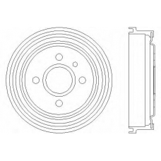 62403 PAGID Тормозной барабан