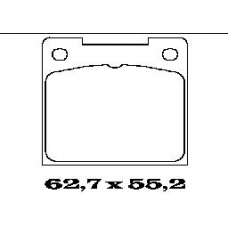 BL1017A1 FTE Комплект тормозных колодок, дисковый тормоз