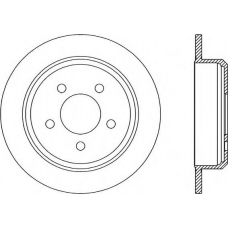 BDR2005.10 OPEN PARTS Тормозной диск