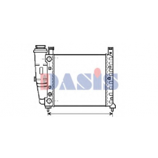 080280N AKS DASIS Радиатор, охлаждение двигателя