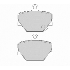 FD6774N NECTO Комплект тормозных колодок, дисковый тормоз