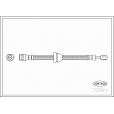 19035872 CORTECO Тормозной шланг