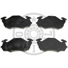 10154 OPTIMAL Комплект тормозных колодок, дисковый тормоз