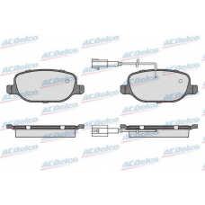 AC058855AD AC Delco Комплект тормозных колодок, дисковый тормоз