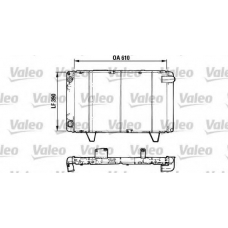 730062 VALEO Радиатор, охлаждение двигателя