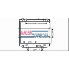 5300301 KUHLER SCHNEIDER Радиатор, охлаждение двигател