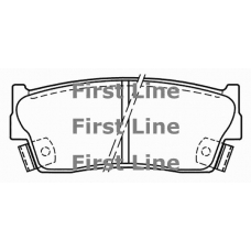 FBP1382 FIRST LINE Комплект тормозных колодок, дисковый тормоз