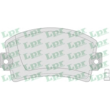 05P731 LPR Комплект тормозных колодок, дисковый тормоз