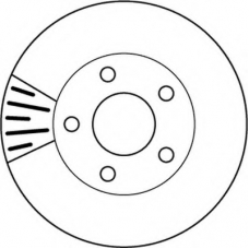 562160BC BENDIX Тормозной диск