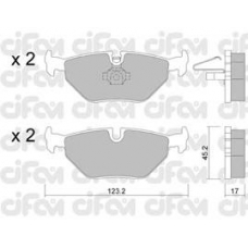 822-261-0 CIFAM Комплект тормозных колодок, дисковый тормоз
