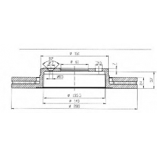 BDC4406 QUINTON HAZELL Тормозной диск