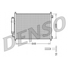 DCN46001 DENSO Конденсатор, кондиционер