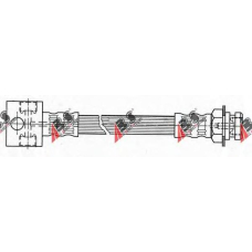 SL 4837 ABS Тормозной шланг