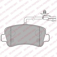 LP2191 DELPHI Комплект тормозных колодок, дисковый тормоз