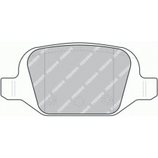 FDB1324 FERODO Комплект тормозных колодок, дисковый тормоз