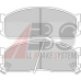 36642/1 ABS Комплект тормозных колодок, дисковый тормоз