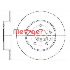 6820.00 METZGER Тормозной диск