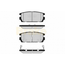 PA1659 BRAKE ENGINEERING Комплект тормозных колодок, дисковый тормоз