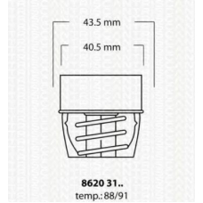 8620 3188 TRISCAN Термостат, охлаждающая жидкость