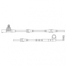 LZ0229 DELPHI Контрольный контакт, контроль слоя тормозных колод