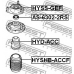 HYSHB-ACCF FEBEST Защитный колпак / пыльник, амортизатор