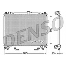 DRM45007 DENSO Радиатор, охлаждение двигателя