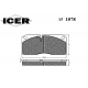 151078 ICER Комплект тормозных колодок, дисковый тормоз