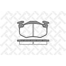 155 080B-SX STELLOX Комплект тормозных колодок, дисковый тормоз