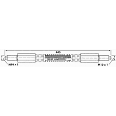 FBH6388 FIRST LINE Тормозной шланг