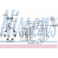 89134 NISSENS Компрессор, кондиционер