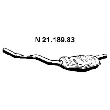 21.189.83 EBERSPACHER Глушитель выхлопных газов конечный