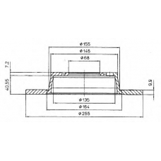 BSF5183 QUINTON HAZELL Тормозной диск