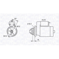 063521101380 MAGNETI MARELLI Стартер
