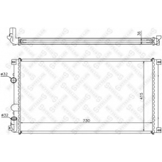 10-26169-SX STELLOX Радиатор, охлаждение двигателя