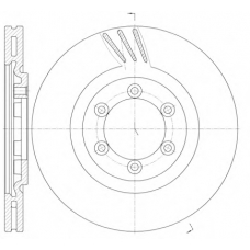 61000.10 ROADHOUSE Тормозной диск