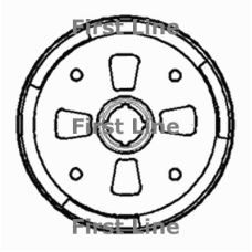 FBR766 FIRST LINE Тормозной барабан