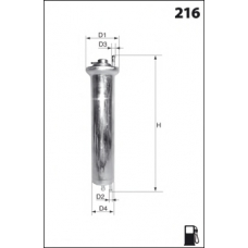 ELE6066 MECAFILTER Топливный фильтр