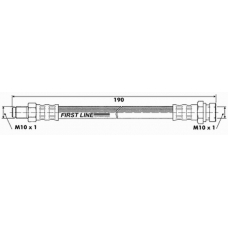 FBH6515 FIRST LINE Тормозной шланг