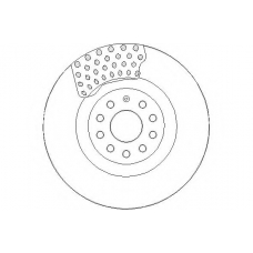 NBD1807 NATIONAL Тормозной диск
