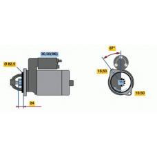 0 986 019 860 BOSCH Стартер