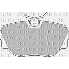 BBP1119 BORG & BECK Комплект тормозных колодок, дисковый тормоз